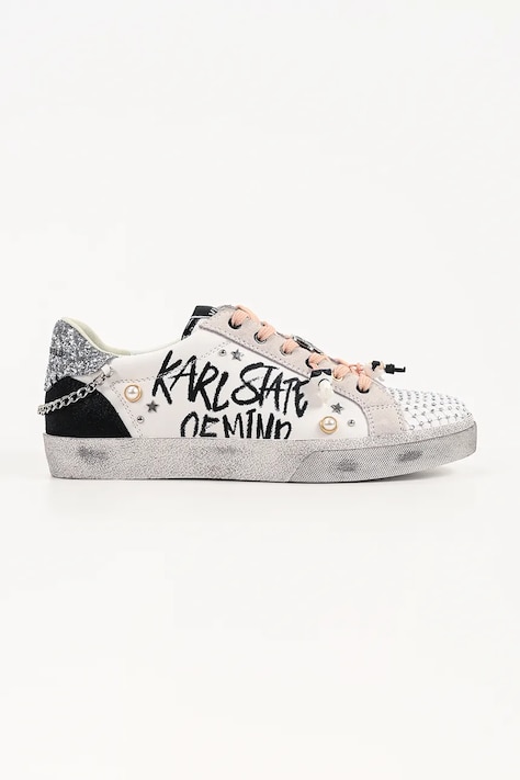 Karl Lagerfeld Skool sneakersy damskie białe KL60116S
