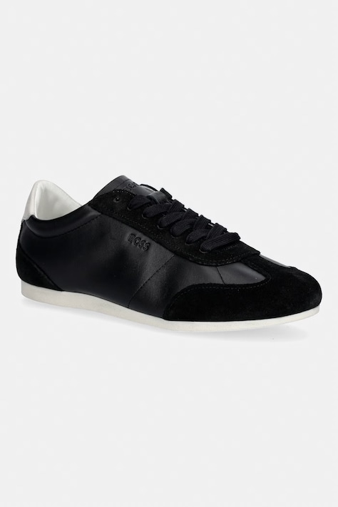BOSS Solenne sneakers boty dámské kožené černé 50575225.001