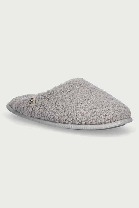 Tommy Hilfiger Παντόφλες Γυναικεία TH HOUSE SHOES γκρί FW0FW09618