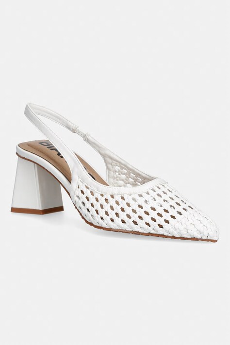 Bianco обувки с дебел ток BIAMARALYN бели 11242706