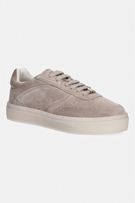 Furla Retro sneakersy damskie zamszowe beżowe YK56RET BX0580 5300S