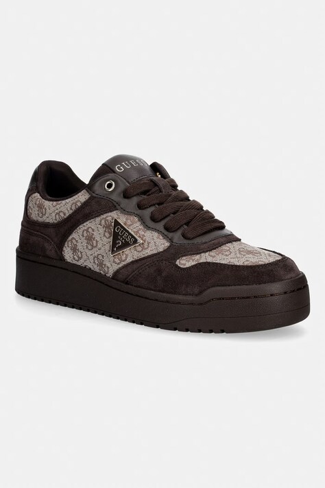Guess MIRAM16 sneakersy damskie brązowe FLTM16 FAL12