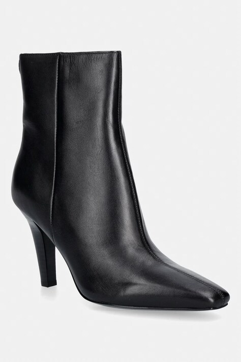 Guess stivali alla caviglia su una spilla da donna in pelle RAFFA neri FLTRFF LEA10