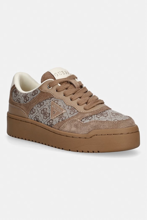 Guess MIRAM16 tenisice za žene smeđe s platformom FLTM16 FAL12