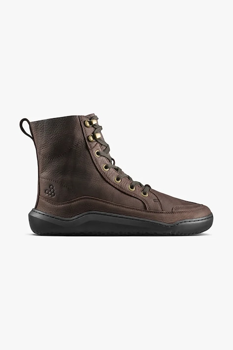 Vivobarefoot Botki damskie skórzane GOBI BOOT brązowe 205124