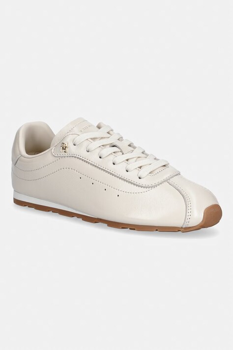 Tommy Hilfiger BELLA SNEAKER LEATHER tenisice za žene od kože bež FW0FW09495