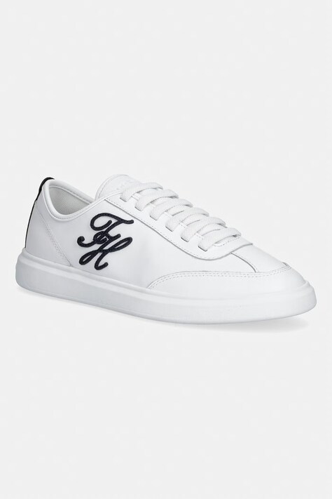 Tommy Hilfiger TH ICON LIGHT SNEAKER sneakers γυναικεία δερμάτινα λευκά FW0FW09402
