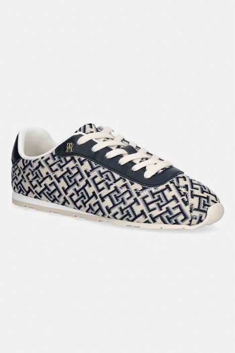 Tommy Hilfiger BELLA MONOGRAM SNEAKER sneakersy damskie granatowe FW0FW09523
