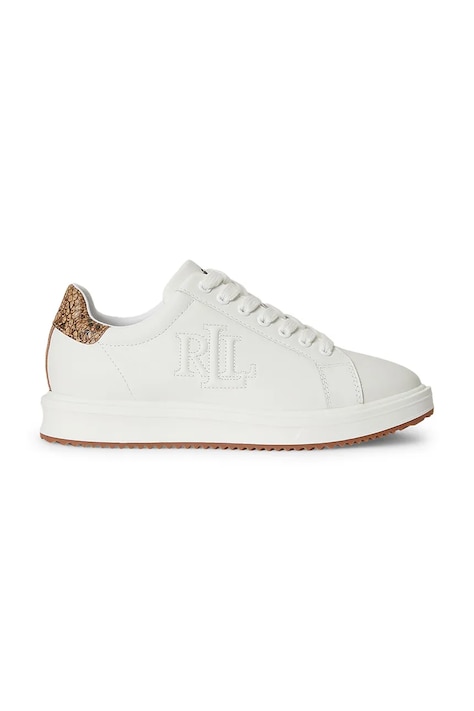Lauren Ralph Lauren Ainsley sneakers da donna in pelle bianche 802P15844001