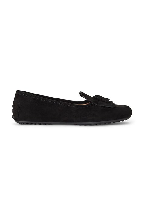 Lauren Ralph Lauren mokasíny dámske semišové Tayte Klt čierne 802P22310004