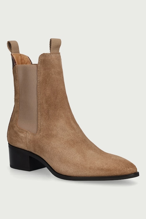 Gant Μπότες τσέλσι Γυναικεία σουέτ St Broomly μπεζ 33553451