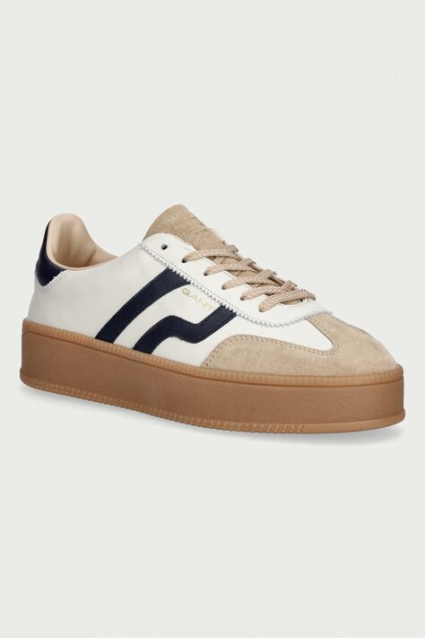 Gant Cuzmani sneakersy damskie skórzane beżowe 33531353