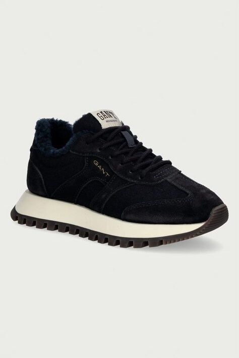Gant Caffay sneakers γυναικεία σουέτ σκούρα μπλε 33538340