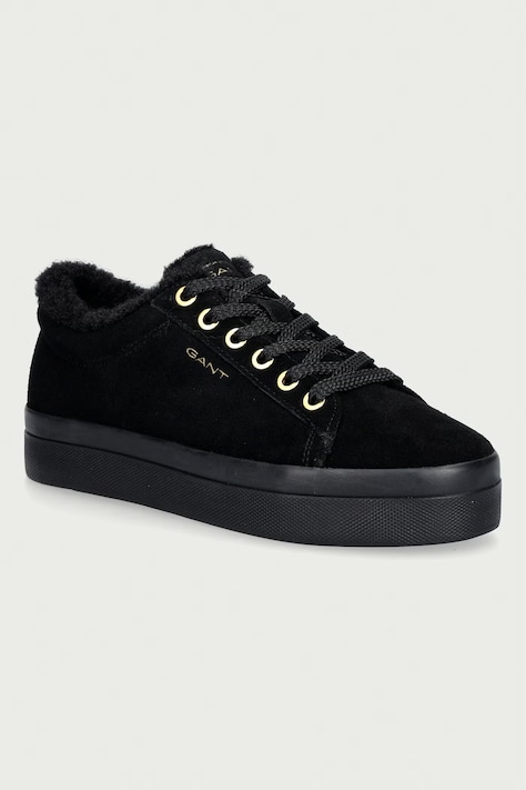 Gant Avona sneakers γυναικεία σουέτ μαύρα με πλατφόρμα 33533329