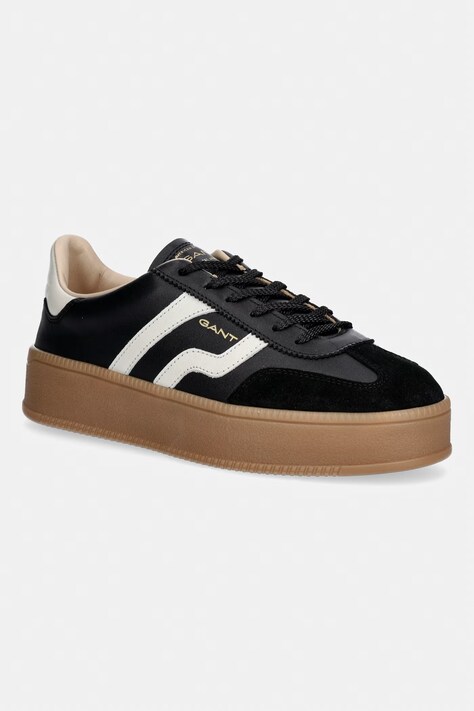 Gant Cuzmani sneakersy damskie skórzane czarne 33531351