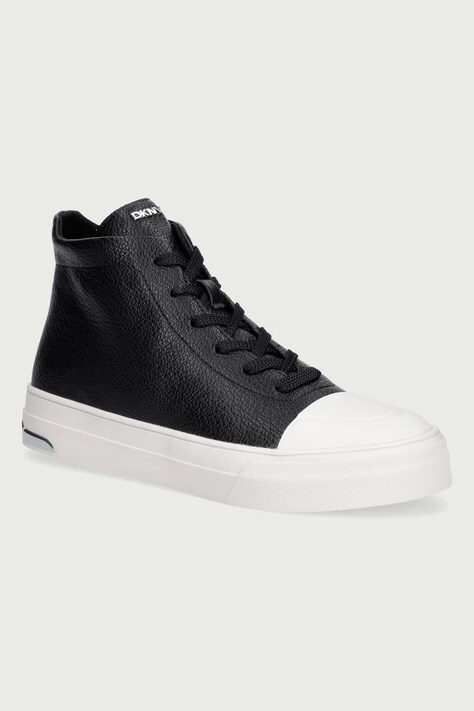 DKNY YASABEL tramky dámske čierne vysoké K3602924