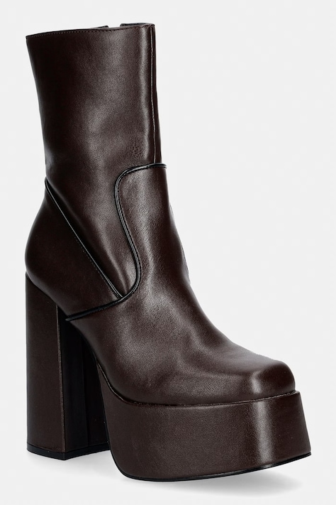 Koi Footwear botki na słupku damskie DBP1 brązowe DBP1