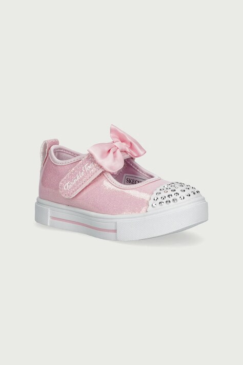 Skechers S LIGHTS -TWINKLE SPARKS-PREC trampki dziecięce różowe niskie 314467N