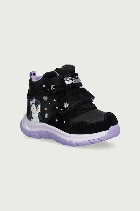Skechers Buty zimowe dziecięce DYNAMIC TRAIL - SNUGGLE WALKS czarne 303490L
