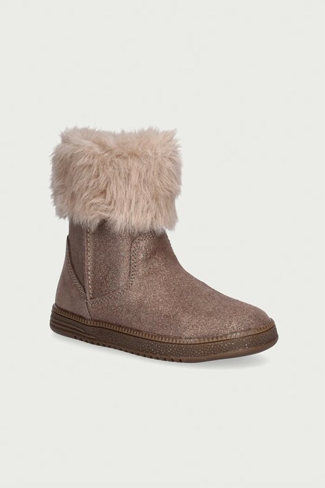 Froddo Παπούτσια χειμερινά παιδικά σουέτ BAREFOOT LOOP BOOT μπεζ G3160264