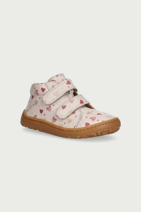 Froddo Cipele za djecu od kože BAREFOOT FIRST STEP bež G2130369