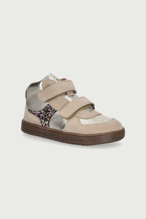 Froddo Półbuty damskie skórzane LOOP HIGH-TOPS BAREFOOT beżowe G2110157