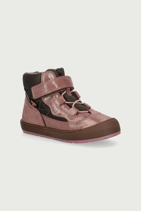 Froddo Buty zimowe dziecięce OLLIE LUMI TEX WOOL różowe G2110153