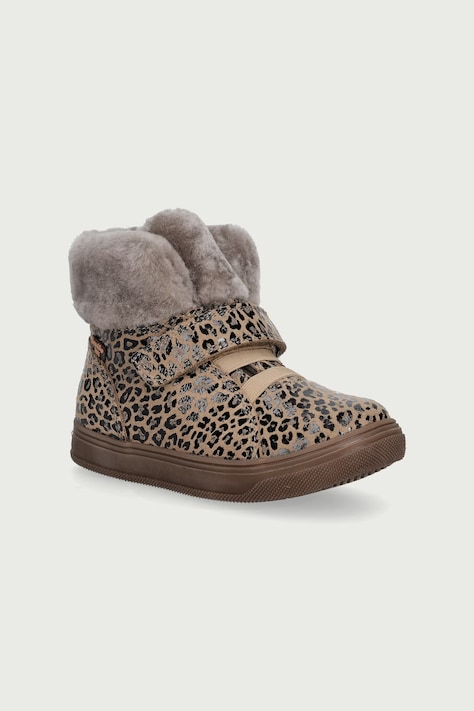Froddo Buty zimowe dziecięce skórzane BASCO TEX brązowe G2110144