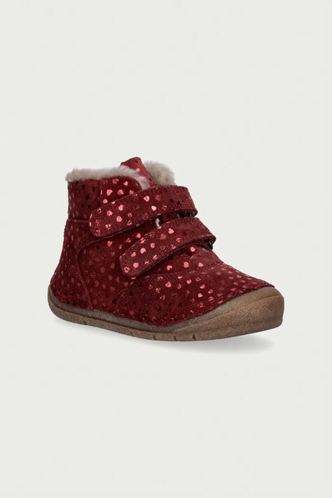 Froddo Buty zimowe dziecięce skórzane PAIX UP WINTER fioletowe G2110143