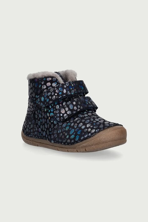 Froddo Buty zimowe dziecięce skórzane PAIX UP WINTER niebieskie G2110143