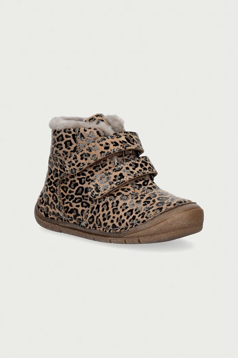 Froddo Buty zimowe dziecięce skórzane PAIX UP WINTER brązowe G2110143