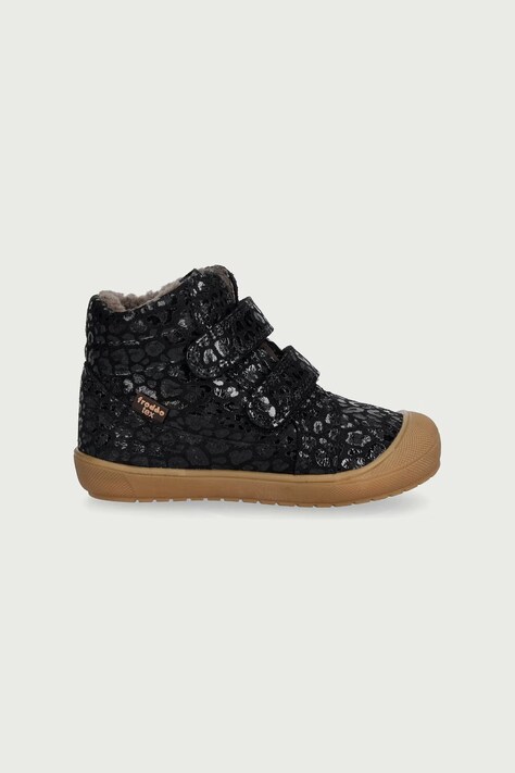 Froddo Buty zimowe dziecięce skórzane OLLIE WOOL TEX czarne G2110138