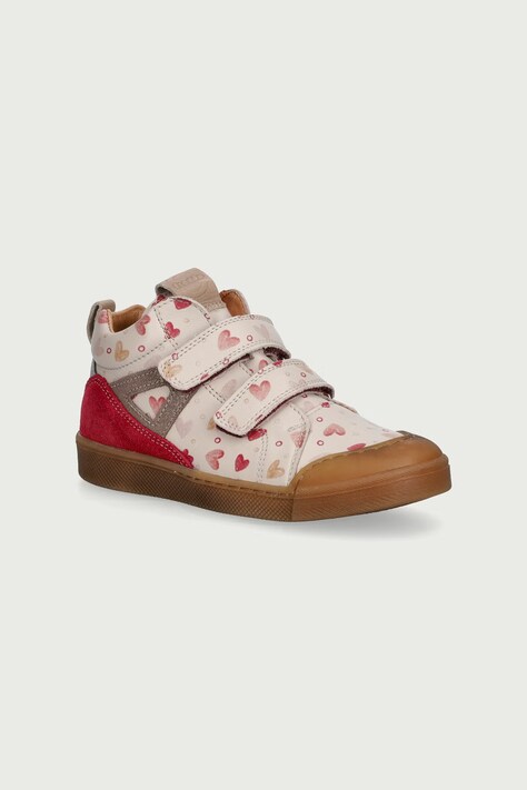 Froddo Półbuty dziecięce zamszowe ROSARIO HIGH-TOP beżowe G2110134
