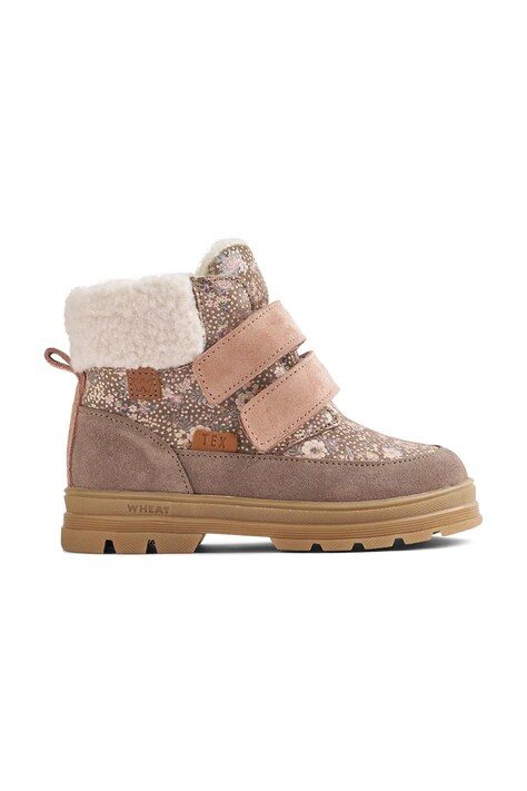 Wheat Scarpe invernali per bambini in scamoscio multicolore WF825-02