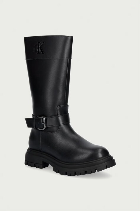 Calvin Klein Botki dziecięce czarne V3A6-83422