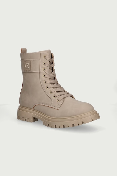 Calvin Klein Botki dziecięce beżowe V3A5-83421