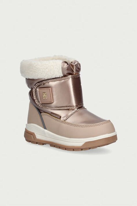 Tommy Hilfiger Buty zimowe dziecięce beżowe T1AD-35203
