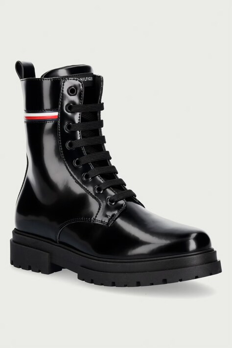 Tommy Hilfiger Workery dziecięce czarne T4A5-35177