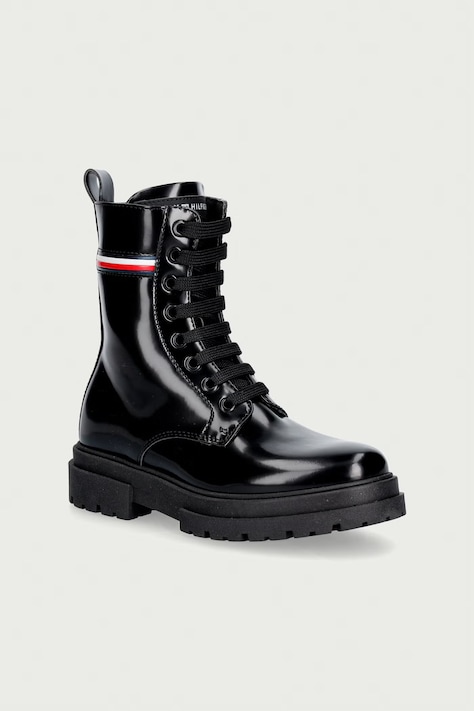 Tommy Hilfiger Workery dziecięce czarne T4A5-35177