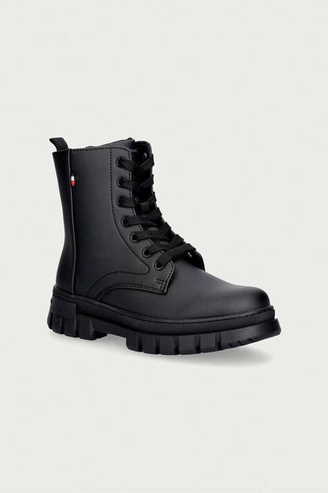 Tommy Hilfiger Workery dziecięce czarne T3X5-35294
