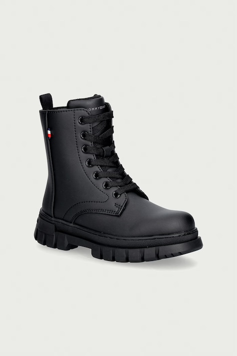 Tommy Hilfiger Workery dziecięce czarne T3X5-35294