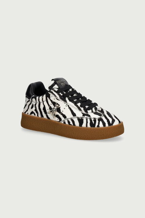 Patrizia Pepe Sneakers detské kožené čierne PPJ425
