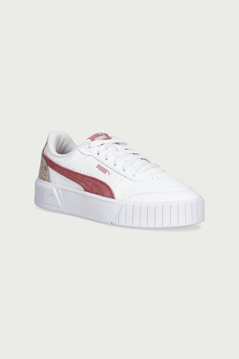 Puma Carina Mia Winter Safari Jr sneakersy dziecięce białe na platformie 407508