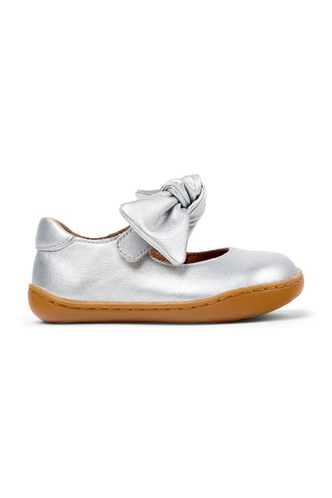 Camper balerinke za bebe od kože Peu Cami FW srebrne K800700