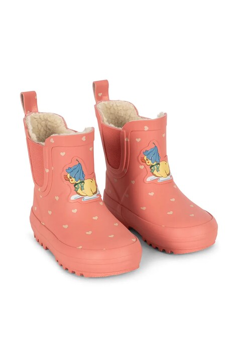 Konges Sløjd γαλότσες παιδικές ROI PRINTED RAIN BOOT ροζ KS105766