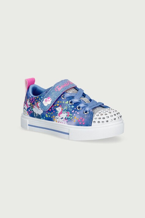 Skechers S LIGHTS-TWINKLE SPARKS-UNIC sneakersy dziecięce niebieskie 314468L