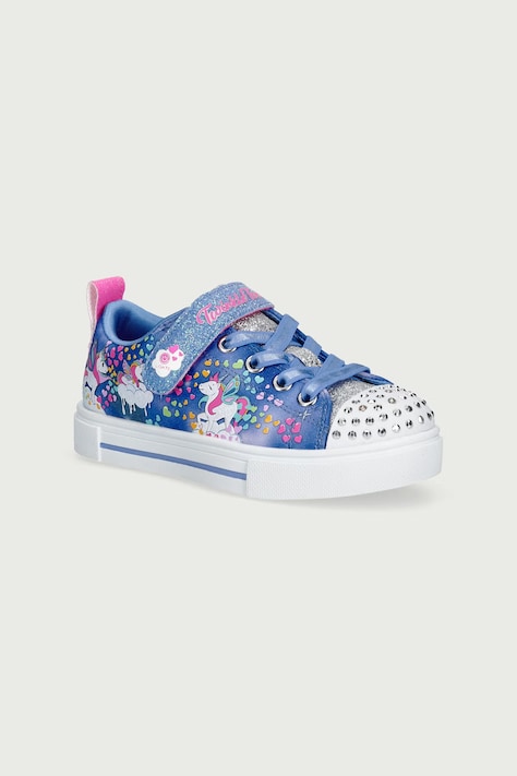 Skechers S LIGHTS-TWINKLE SPARKS-UNIC sneakersy dziecięce niebieskie 314468L
