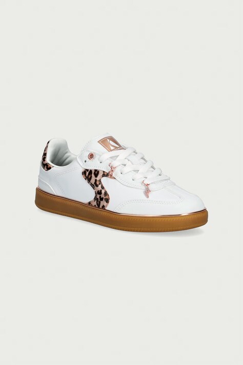 Skechers HOTSHOT - LEOPARD FAME sneakers detské biele 310595L