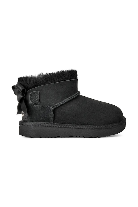 UGG Snehule detské semišové ULTRA MINBAILEY BOW čierne 1185920T