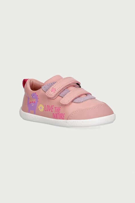 Garvalin Sneakers παιδικά δερμάτινα ροζ 261303